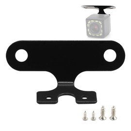 Ygmylandbb Rear Camera Bracket, Car Rear Camera Stay, Dash Cam Backup Camera Stay, Ultra Small, Easy to Install, Stable, Compatible with Square Cameras, Mounting Hole Pitch 0.5 inches (13 mm), Black