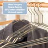 Metal Hangers 60 Pack Heavy Duty, Strong Wire Clothes Hangers
