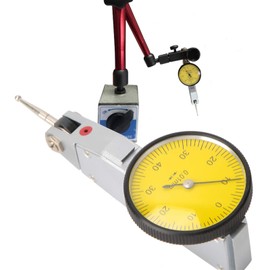 0-0.8mm Dial Test Indicator, 0.01mm High Precision Dovetail Rails Dial Gauge, Lever Dial Gauge Test Indicator Bore Guage, for Mechanical Processing and Inspection