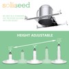Soliseed 4 Pack 5/6 Inch LED Can Lights Length Adjustable
