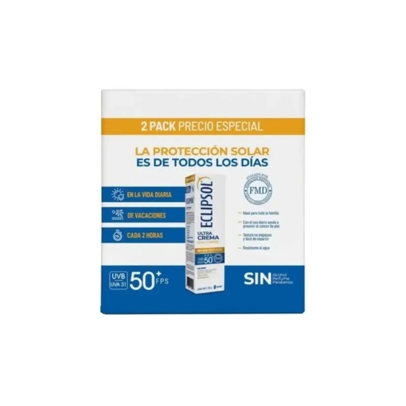 2 Bloqueador Solar Eclipsol Fps 50 60grs Cu