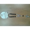 Loving Jesus CAR ROSARY BLACK WOOD WITH ST CHRISTOPHER JUNCTION