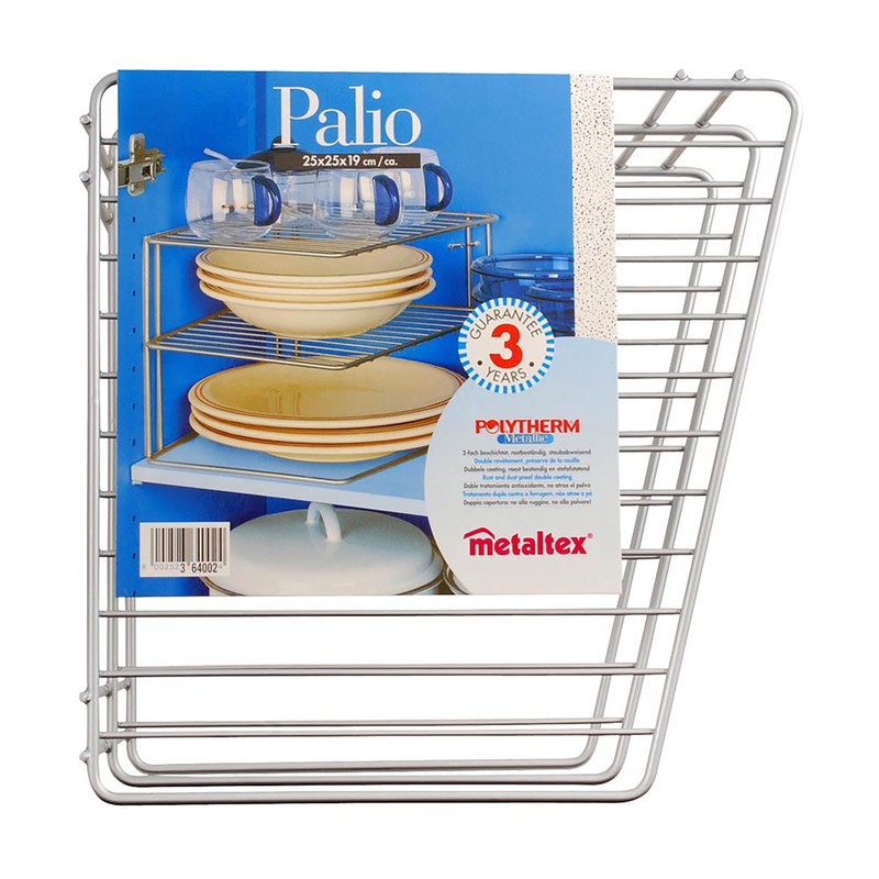 Metaltex Palio 364002095 Corner Shelf Insert 2 Shelves 25 x