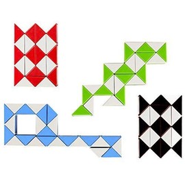 Fat-catz-copy-catz Mini Snake Puzzle Toys Retro Party Bag Fillers For Kids 22cm Length (2x snake puzzles)