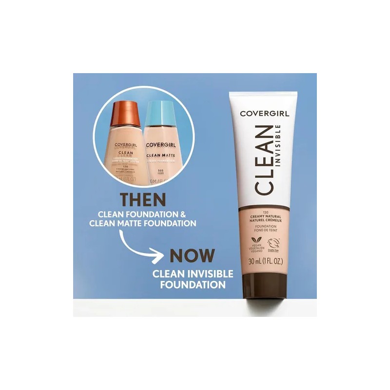 Base De Maquillaje Covergirl Clean Invisible 140