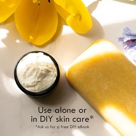 Unrefined Cocoa Butter - Raw, 100% Pure with Natural Cocoa Scent - Use in DIY Lotion, Lotion Bars and Sticks, Lip Balm, Body Butter and a Lot More Skin Care Creations - 8 oz