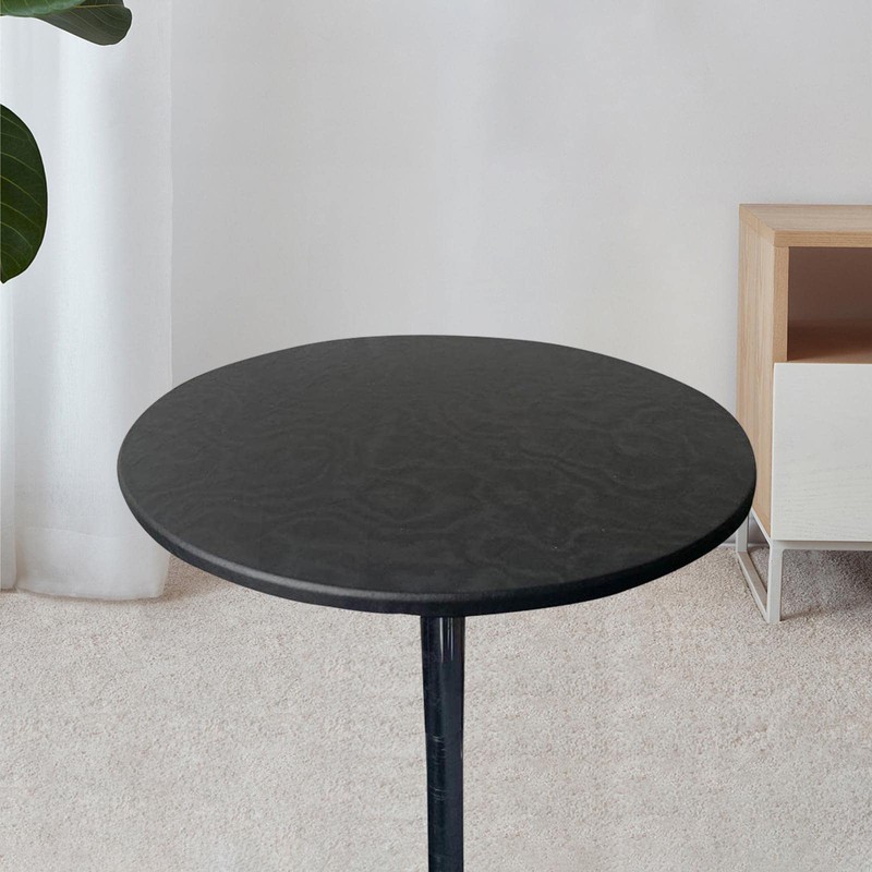 KONAMO N/A Non Slip Round Fabric Waterproof Tablecloth 60cm Diameter