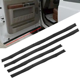 Lower Door Weatherstrip Seal Trim Rubber F81Z-2520758-AA Compatible with 1999-2016 Ford F250 F350 F450 F550 Super Duty, 2000-2005 Excursion Replace 1C3Z-26253A24-A (Front Rear Left Right-4PCS)