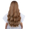 Edivd Girls Copper Wig Children Long Orange Wavy Curly Wig