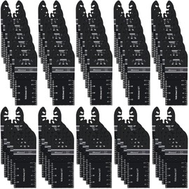 Bionso 60PCS Oscillating Tool Blade Cuts Wood Plastics, Sharp Durable Multitool Blades, Quick Release Multi Tool Blades Kits, Oscillating Saw Blades Fit Dewalt Milwaukee Ryobi Makita Worx Wen Rockwell