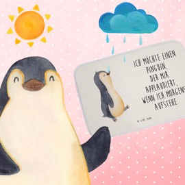 Mr. & Mrs. Panda Penguin Marching Bath Mat, Gift, Shower Mat, Bathroom Mat, Bath Mat, Late Sleeper, Bath Mat, Penguins