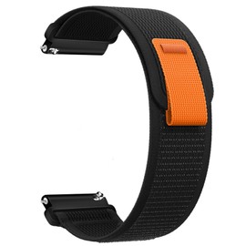 ALSMGGBPAF Quick Release Trail loop Watch Bands - 22mm 20mm Watch Bands, Hook Loop Adjustable Elastic Nylon Watch Straps Replacement Wristband for Men Women