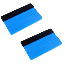 INGJIA Squeegee Set with Felt Edge Felt Squeegee for Bonding Film Wall Sticker Window Film Tint Film Squeegee for Car 10 cm x 7 cm