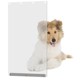 TonGass 10" x 18" Pet Door Flap Large Transparent Dog Door Flap Replacement Designed for Ideal Pet Products Ruff Weather Dog Doors Model DSRWXL for Larger Pets (Up to 90 lbs)