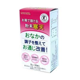 Ina Foods Industry Powdered Agar Dissolved in Hot Water, 0.07 oz (2 g) x 10 P