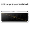 Koolertron Digital Wall Clock, 13-inch Large Display, LED Digital Clock
