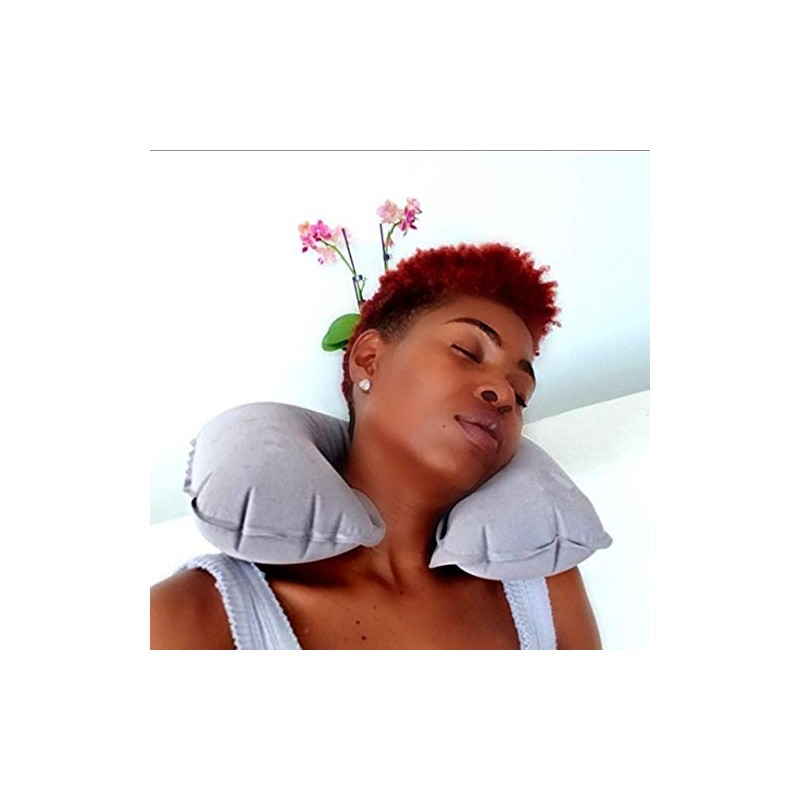 MaxxGoods Neck Pillow Neck Pillow Travel Pillow Inflatable (Pack of