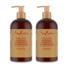 SheaMoisture Intensive Hydration Conditioner für trockenes, strapaziertes Haar Manuka-Honig & Mafuraöl ohne Silikone und Sulfate 2x 384 ml