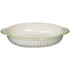 Banko Ware 12476 Oven-safe, Color Line, Oval Au Gratin Plate,