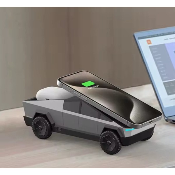 Unbranded 3in1 Cybertruck Wireless Charger Fast MagSafe Charging Hub Watch