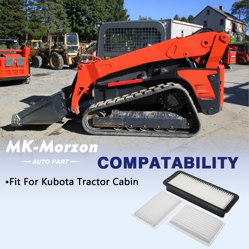 Cabin Air Filters Kit Fit For Kubota Tractor Cabin Replace#