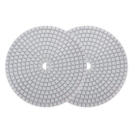 uxcell Diamond Polishing Pad 7-Inch 500 Grits Wet/Dry Grinding for Stone Concrete Marble Countertop Floor 2pcs