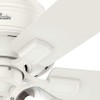 Hunter Crestfield Indoor Low Profile Ceiling Fan with LED Light