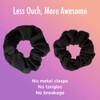 Goody Ouchless Scrunchie para mujer, Multicolor, 8 unidades