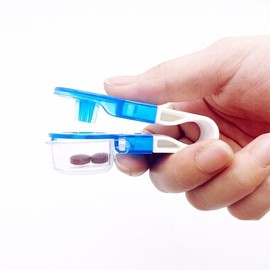 Easy pill one-touch punch dispenser transparent 7ea