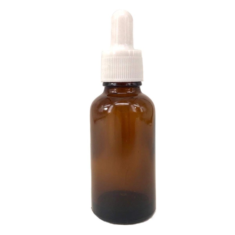 Nutley's Amber and White Dropper Bottles, 30ml (5)