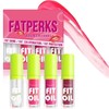 LUHI 4 Colors Esmalte de labios con aceite de ,