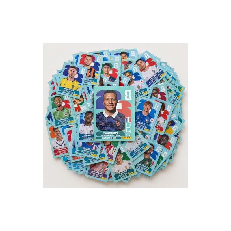 Kylian Mbappe + 100 Estampas Panini Mundial World Cup 2026