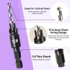 Countersink Drill Bit Set, 5 Piece Woodworking Chamfered Set with