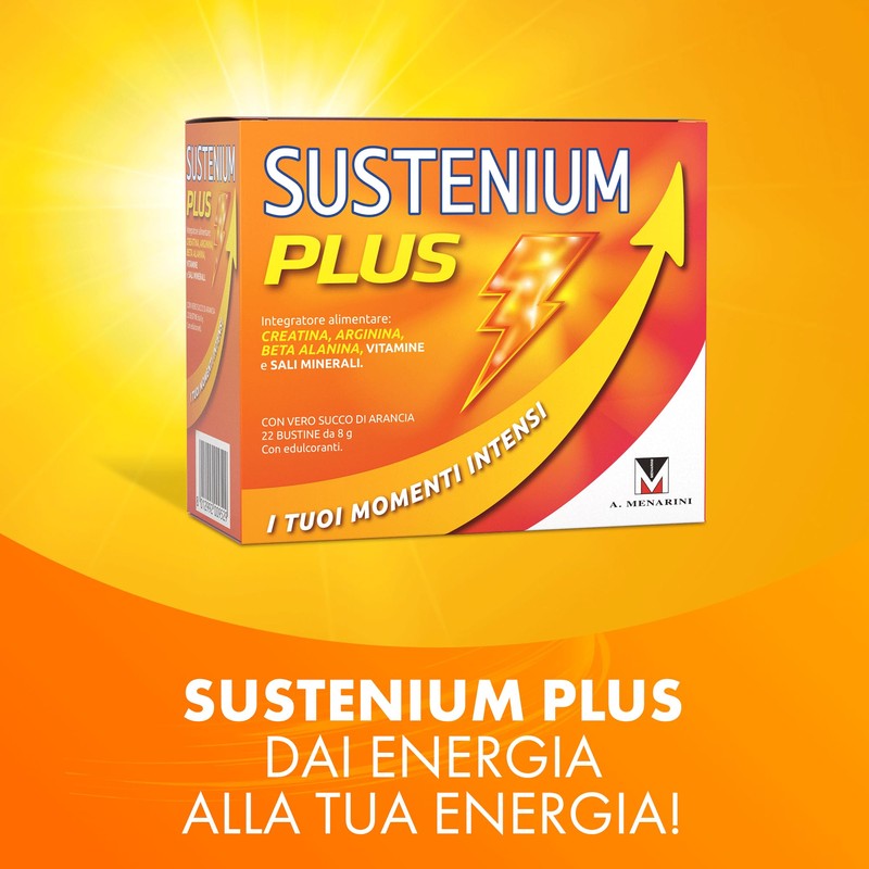 Sustenium Plus - lntegratore energizzante a base di uno specifico