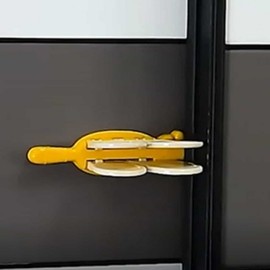 Window Lock Stopper & Sliding Door Security Latch Randomly Selected 3ea