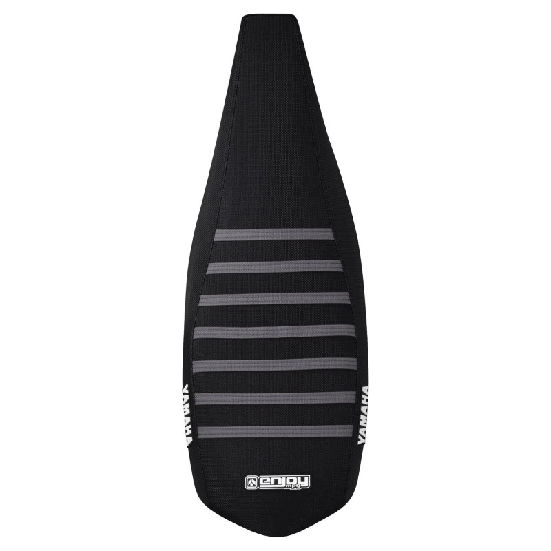 Yamaha YFZ 450 Seat Cover 2004-2013 all BLACK/ GREY ribs