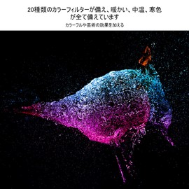 Selens 20 Pcs Flash / Strobe Color Filter Set 9.5cm x 6.5cm Universal LED Light Flash Compatible