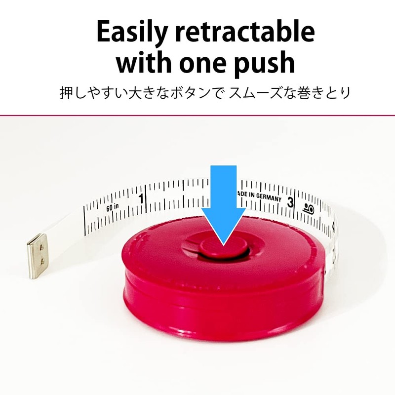 Spring Tape Measure 60 inch / 150 cm Purple [