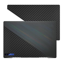 ArmorSuit MilitaryShield Black Carbon Fiber Skin Vinyl Wrap for ASUS ROG Zephyrus G15 / M16 (2021-2022) - Lid