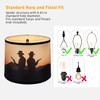 Rustic Lamp Shades Set of 2 for Farmhouse Decorative, Cowboy