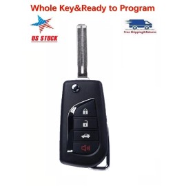 SUPALAND For 2018 2019 2020 2021 2022 2023 Toyota Camry Remote Flip Key Car Fob HYQ12BFB