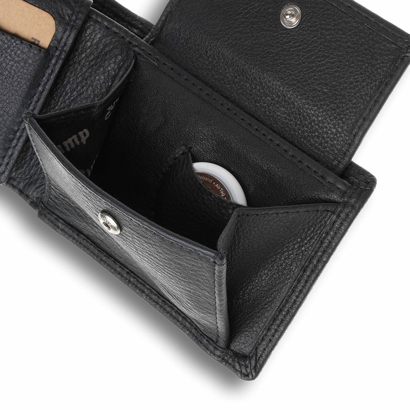 hodalump Men's Genuine Leather Small Wallet - Small Wallet/Wallet/Wallet/Wallet, black,