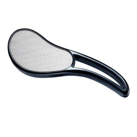 BIUDECO Foot File Tool Long Handle Glass Tool Callus Exfoliator Professional Foot Scraper Black