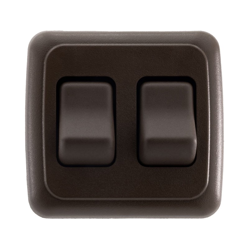 American Technology Components Double SPST On-Off Switch with Bezel, 12-Volt,