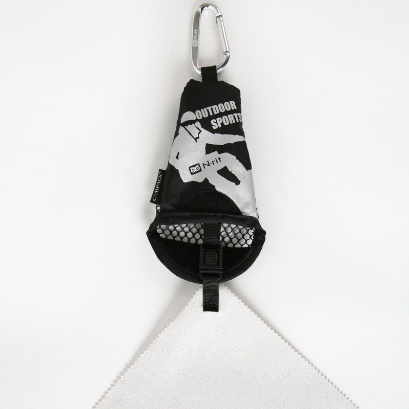 N-RIT エヌリット (Nrit) カンパックタオル S 1610109 ブラック S