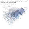 uxcell 18 in 1 Plastic Feeler Gauge 0.05-1.5mm Thickness Gap