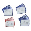 Bandeja Didáctica Montessori Ingeniacrea+cartas+pizarr Doble Color Letra cursiva