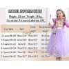 Snyemio Rapunzel Costume Girls Princess Dress Purple Children with Accessories