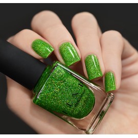 ILNP Someday - Juicy Lime Green Holographic Sheer Jelly Nail Polish