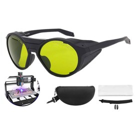 maoxiaoge Laser Safety Glasses, Radiation Anti-Light 980 nm Glasses Cutting Machine 1064 nm Laser Safety Glasses Laser Filter Shading for Laser Technicians